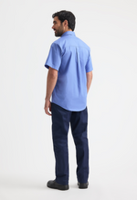 UC702 Men’s Pinpoint Oxford Half Sleeve Shirt | Wrinkle-Free