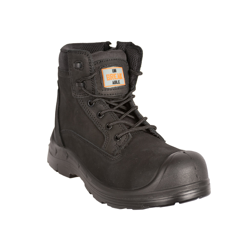 Unbreakable U136 Desert Onyx Composite Black Leather Safety Boot