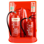 Double Universal Economy Fire Extinguisher Stand – Durable, Recyclable, UK-Made