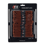 V12 140cm Black Boot Laces – Pack of 10 Pairs