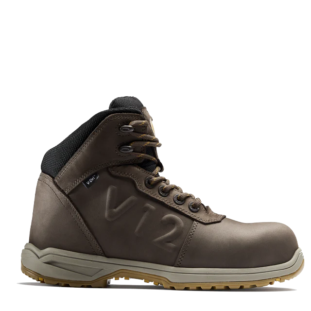 V2135 Lynx Women’s Waterproof Safety Boots – Brown, Lightweight & Slip-Resistant