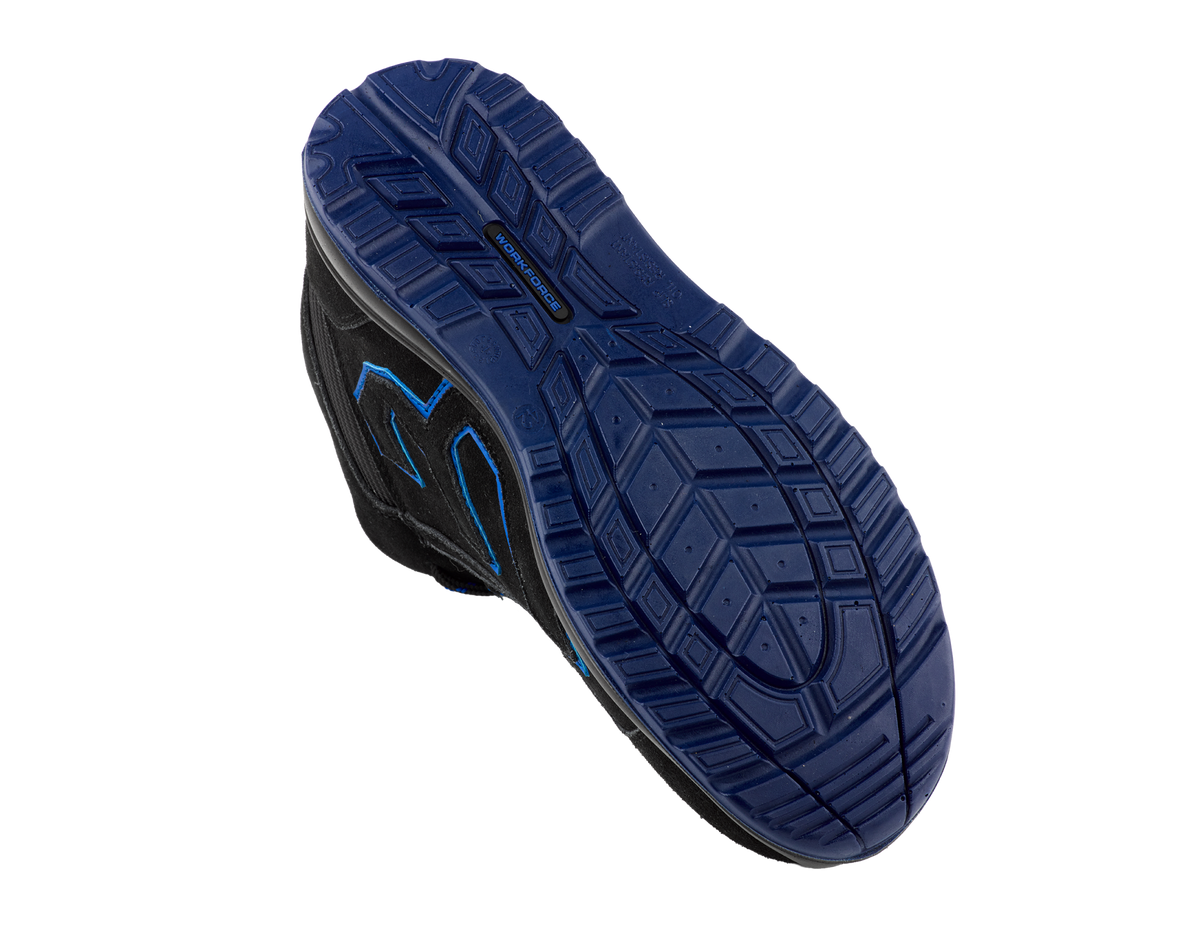 Workforce WF34-P Black Suede Safety Boot – SBP | SRC | Steel Midsole