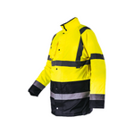 Step Ahead Hi Visibility Yellow/Navy Two Tone Parka Jacket