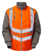 PULSAR Protect Hi-Vis Interactive Body Warmer Orange PR498-R