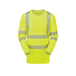 PULSAR LIFE Hi-Vis Yellow Bamboo Long Sleeve T-Shirt LFE935