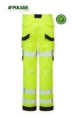 PULSAR LIFE Men's Hi-Vis Yellow Stretch Combat Trouser LFE921