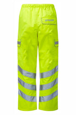 Hi-Vis Yellow Waterproof Over Trousers Reflective P206TRS-YEL