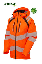 PULSAR LIFE Women's Hi-Vis Orange Insulated Parka LFE969-ORG