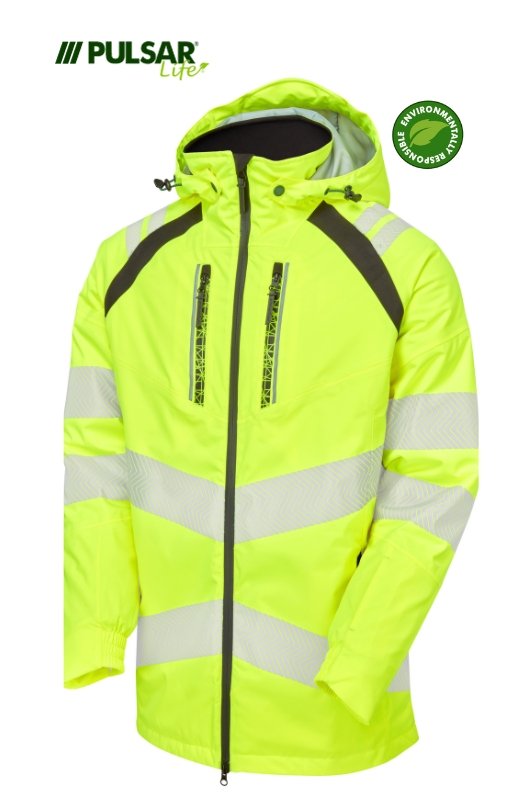 PULSAR LIFE Women's Hi-Vis Yellow Insulated Parka LFE968-YEL
