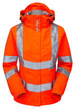 PULSAR Women's Hi-Vis Storm Coat Orange Waterproof PR705-R