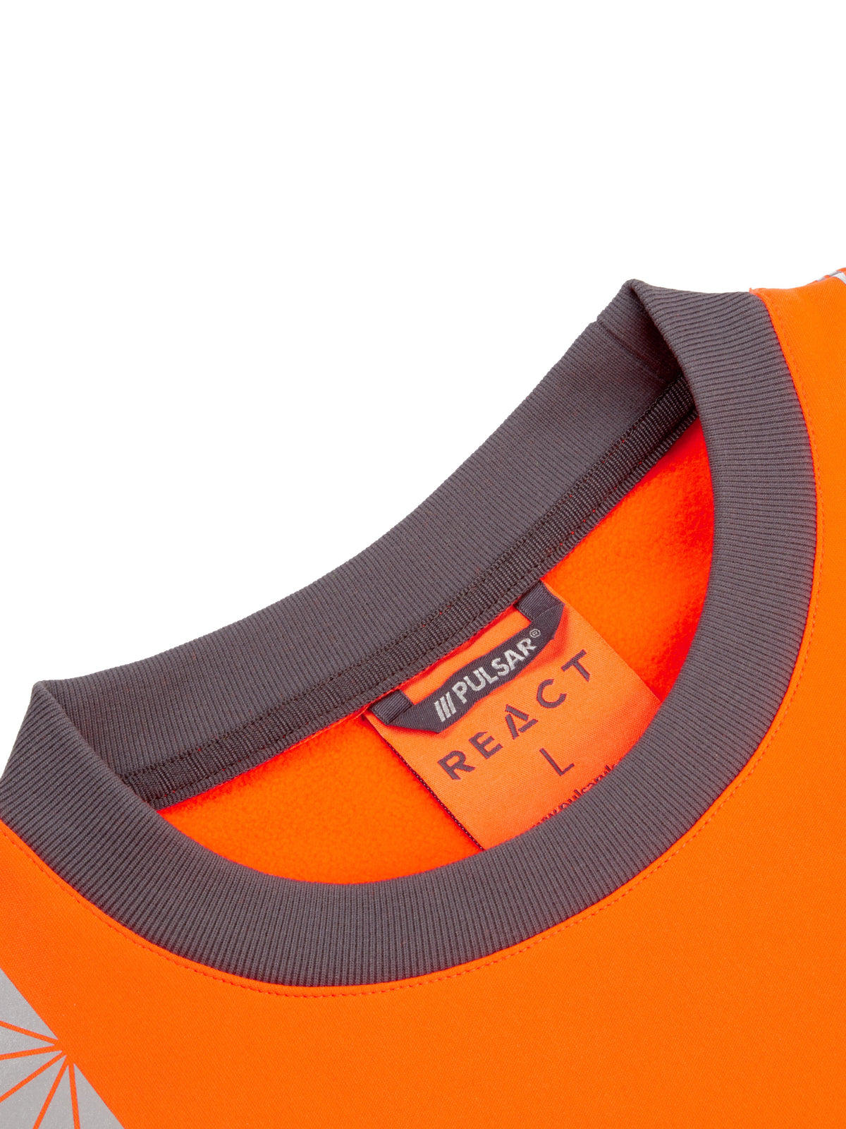 Men's Hi-Vis Orange Sweatshirt Recycled Workwear RCT807-ORG