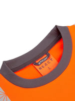 Men's Hi-Vis Orange Sweatshirt Recycled Workwear RCT807-ORG