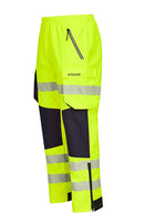 Hi-Vis Yellow Waterproof Overtrousers Unisex RCT802-YEL