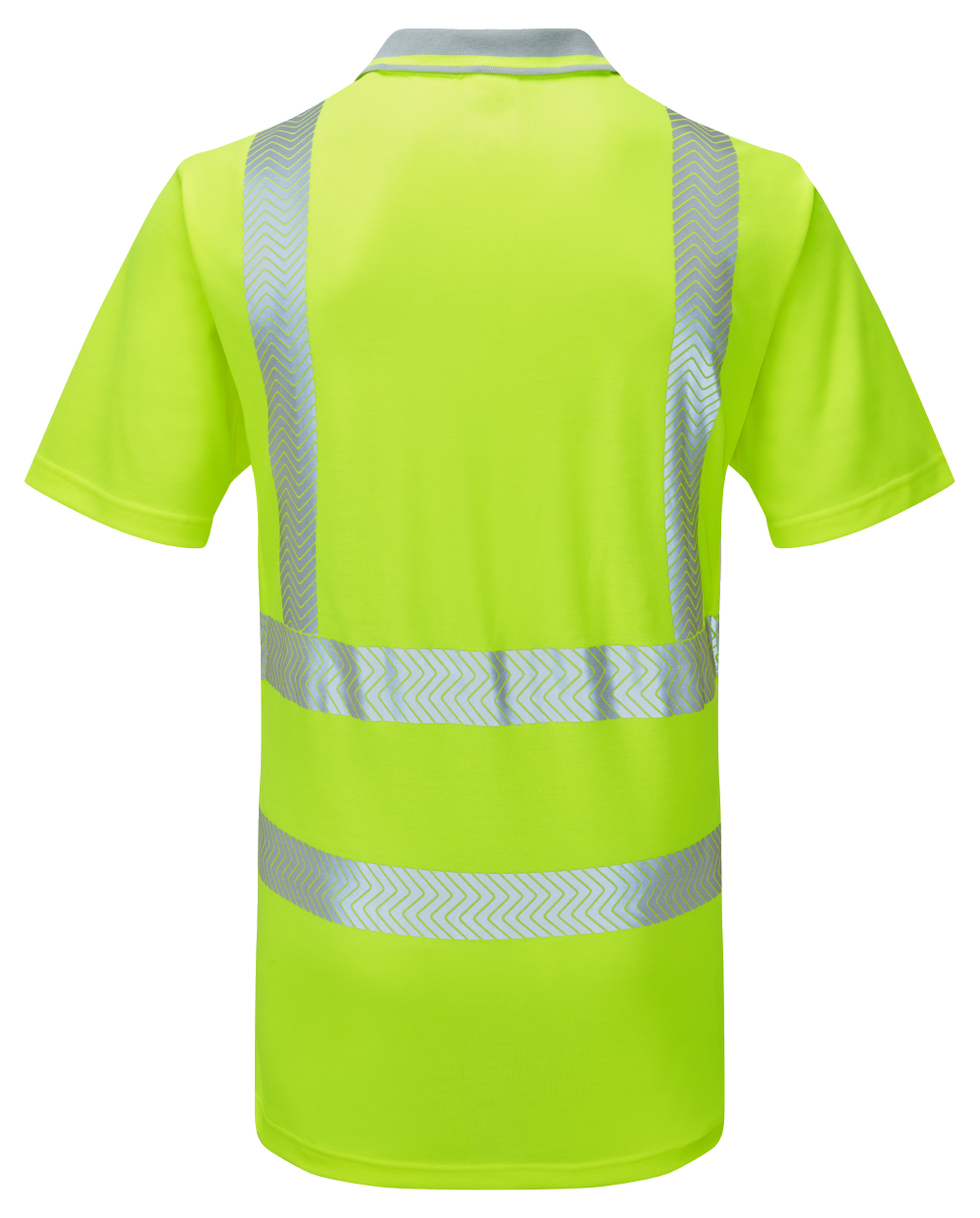 PULSAR Short Sleeve Hi-Vis Yellow Polo Shirt LFE923-YEL
