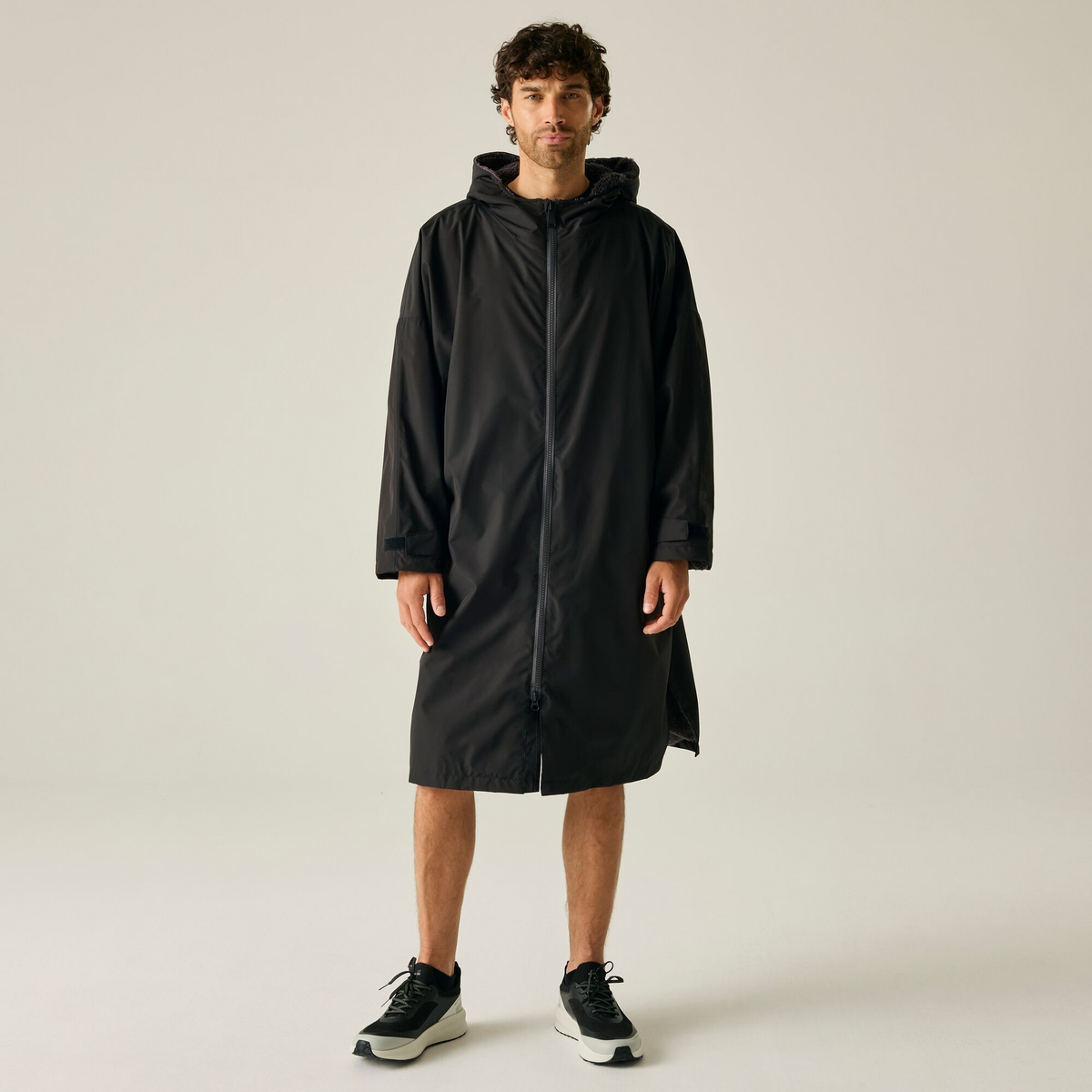 Unisex Pro Changing Robe | Black Slate Grey