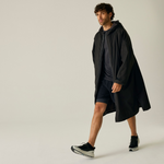 Unisex Pro Changing Robe | Black Slate Grey