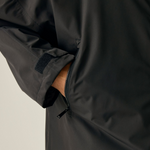 Unisex Pro Changing Robe | Black Slate Grey