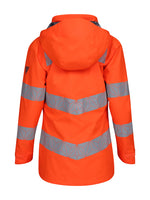 Women's Hi-Vis Orange Waterproof Shell Jacket RCT851-ORG