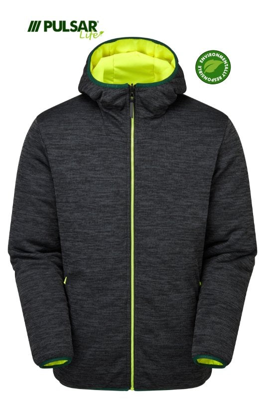 PULSAR LIFE Hi-Vis Yellow Reversible Puffer Jacket LFE912-YEL