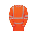 PULSAR LIFE Hi-Vis Orange Bamboo Long Sleeve T-Shirt LFE936