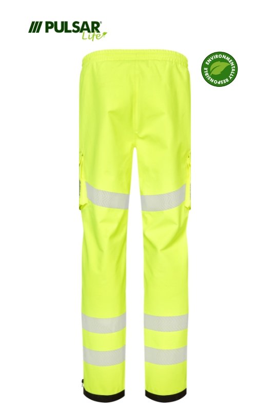 PULSAR LIFE Waterproof Hi-Vis Yellow Overtrouser LFE906-YEL