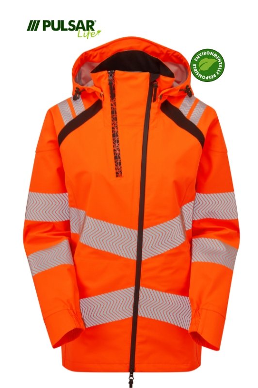 PULSAR LIFE Men's Hi-Vis Orange Shell Jacket LFE910-ORG