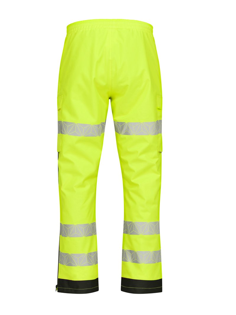 Hi-Vis Yellow Waterproof Overtrousers Unisex RCT802-YEL