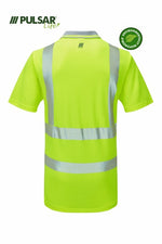 PULSAR LIFE Women's Hi-Vis Yellow Polo Shirt LFE950-YEL