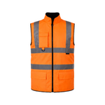 Step Ahead Hi-Viz Reversible Bodywarmer