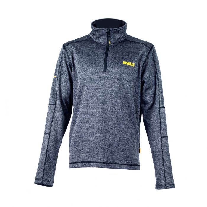 DeWalt Jonesborough Zip Through Mid Layer Fleece - Men's Stretch Polyester with Grid Fleece