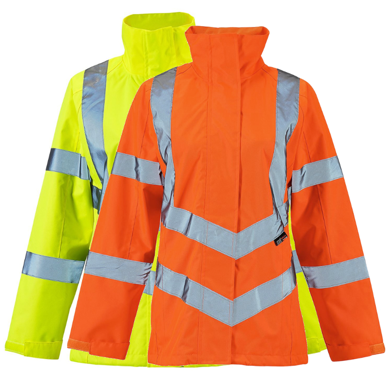 Ladies Sophia Hi-Viz Lightweight Jacket Class 3 - High Visibility 