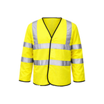 Step Ahead Hi Vis Long Sleeve Safety Vest – EN471 Class 3 High Visibility Waistcoat
