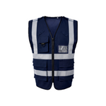 Step Ahead Executive Hi-Vis Vest – EN20471 Certified High Visibility Workwear with Utility Pockets
