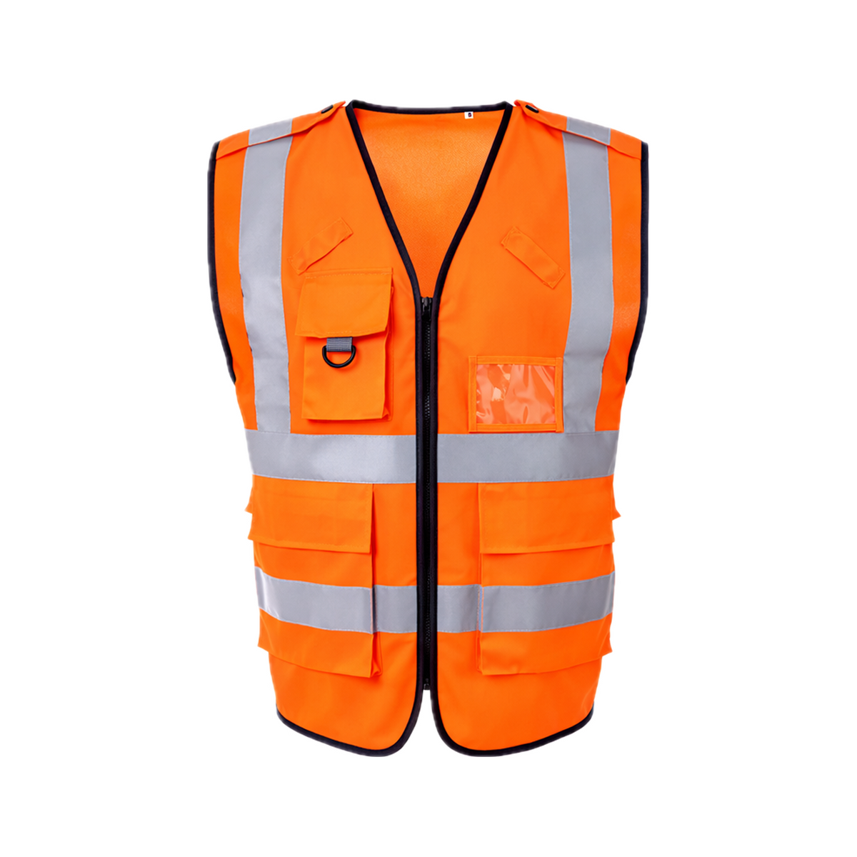 Step Ahead Executive Hi-Vis Vest – EN20471 Certified High Visibility Workwear with Utility Pockets