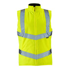 Ladies Anjali Hi-Viz yellow Body Warmer Class 1/2 - High Visibility