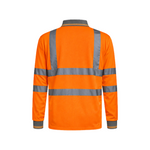 Step Ahead Hi Vis Visibility Long Sleeve Polo Shirts Safety Work-wear