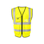 Step Ahead Executive Hi-Vis Vest – EN20471 Certified High Visibility Workwear with Utility Pockets
