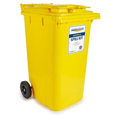 240l yellow chemical response bin