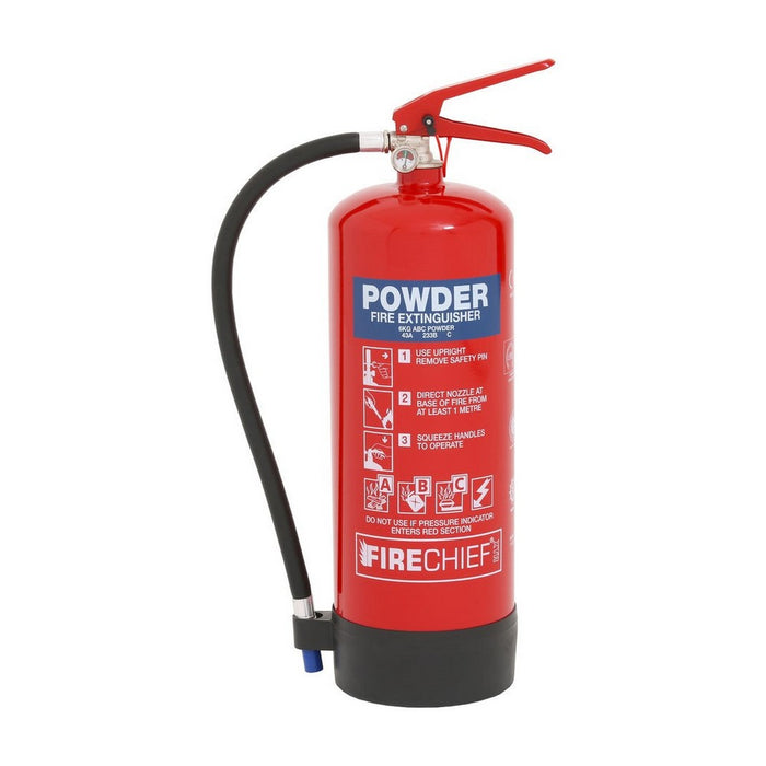 6 Litre fire chief powder extinguisher