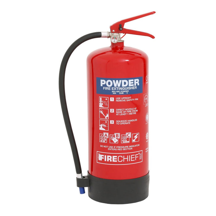 9 Litre fire chief powder extinguisher