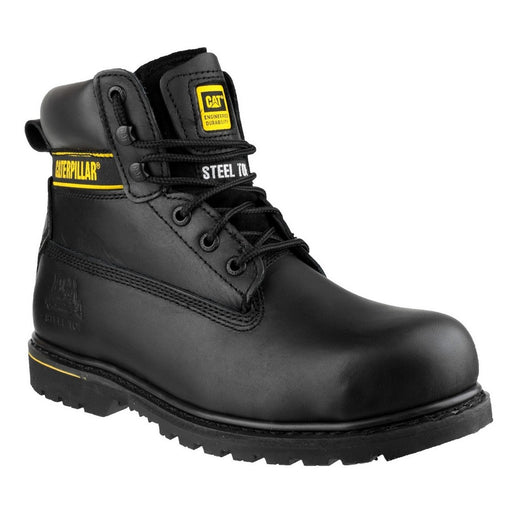 caterpillar holton black safety boot