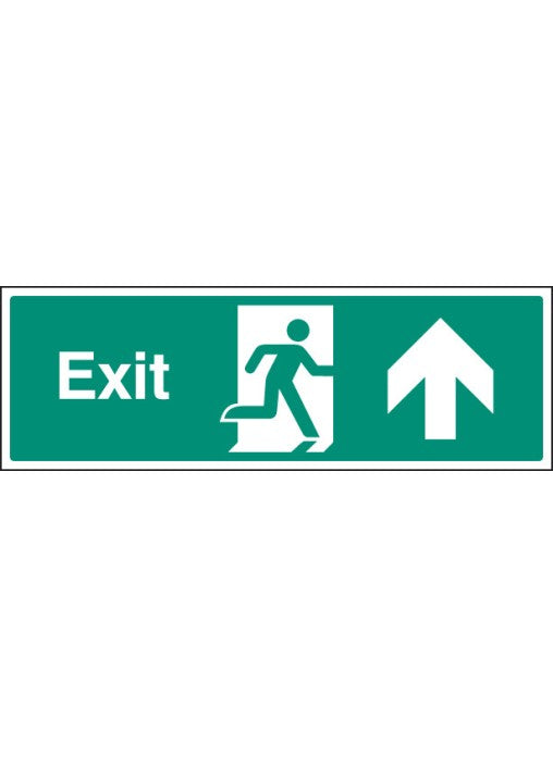 Exit Safety Sign - Straight On