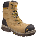 cat waterproof zip side safety boot