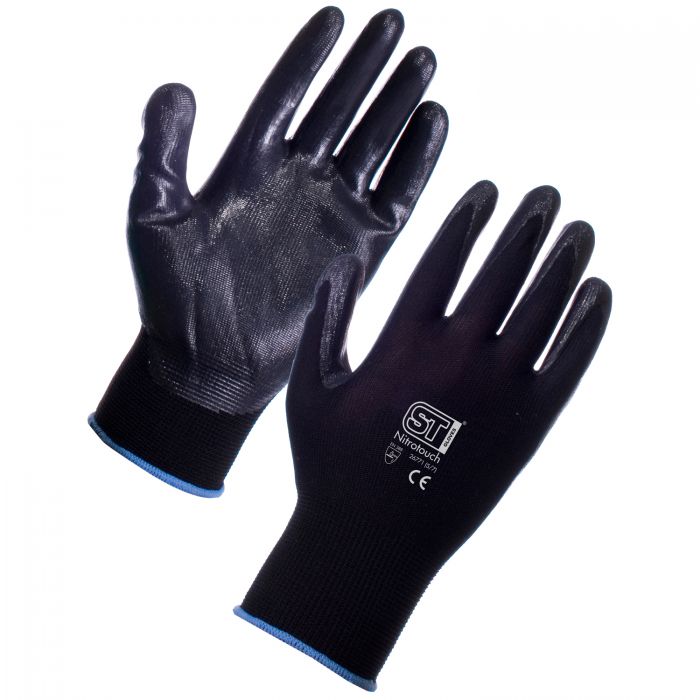 Black Nitrotouch Nitrile Coated work Glove