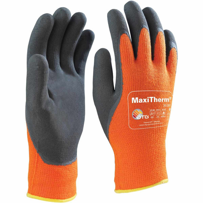 atg maxitherm thermal heat, cold & cut resistant gloves