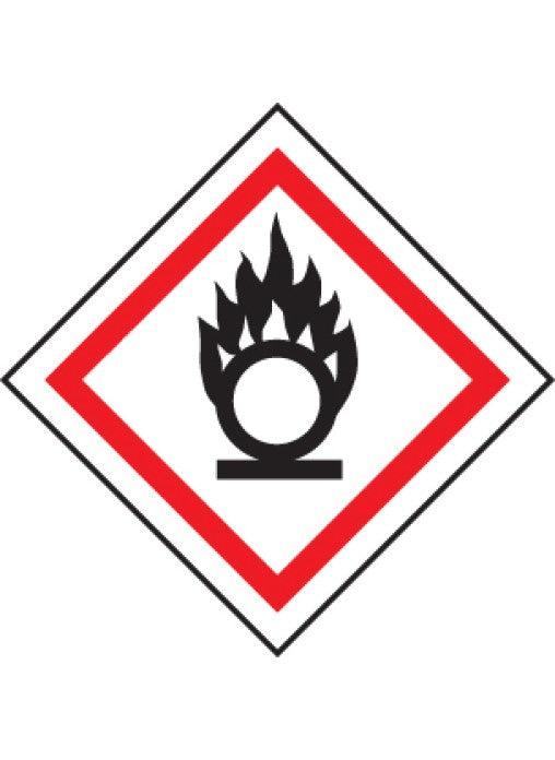 ghs oxidiser symbol labels sign