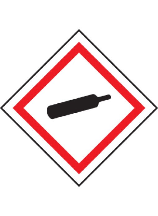 ghs compressed gas labels sign