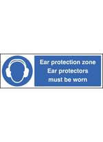 Ear Protection Zone Safety Sign