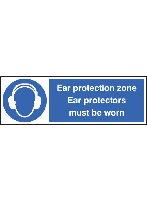 Ear Protection Zone Safety Sign
