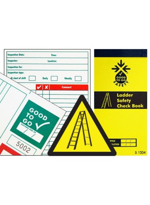 ladder good to go inspection check book